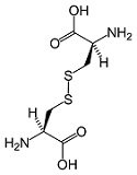 bonded cysteine molecule, disufide bonds bonded cysteine molecule, disufide bonds