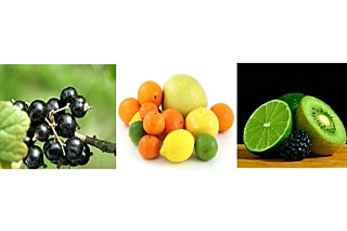 Citrus, kiwi, black currant